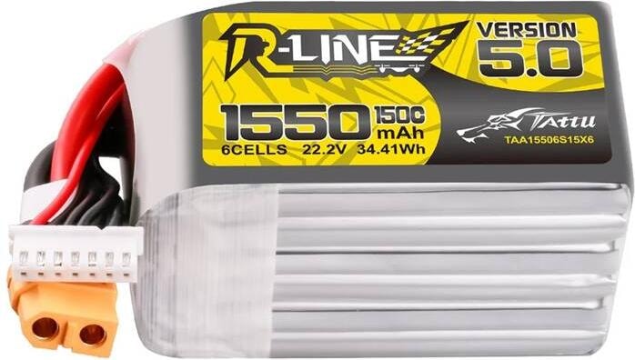 Tattu Lipo R-Line Version 5.0 (22.20 V, 1550 mAh)