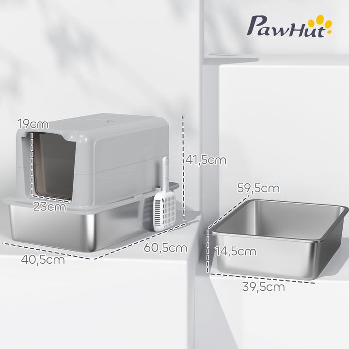 Image du produit PawHut Katzentoilette (Bac à litière fermé)