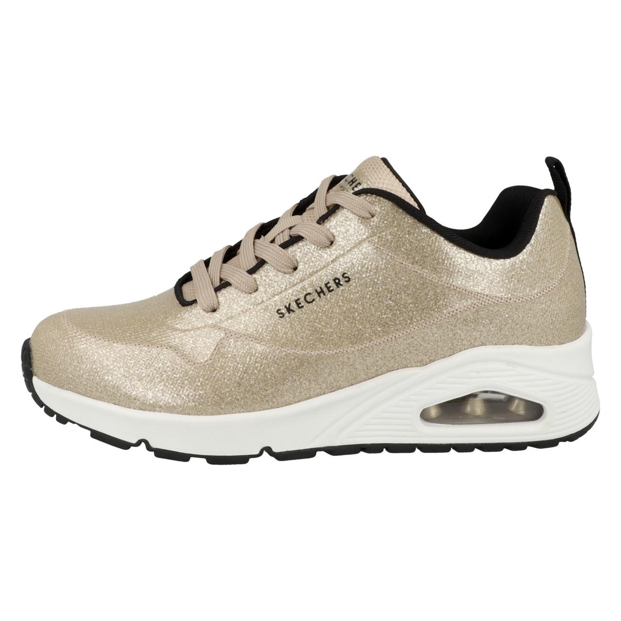 Skechers, Vrouwen, Sneakers, Uno - Diamond Shatter - 55677, Goud, (39)