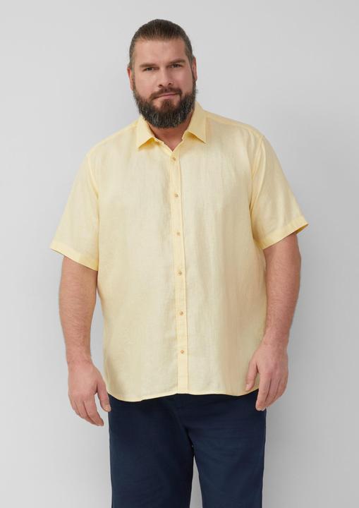 Actual product image S.Oliver Hemd Regular Fit: Leichtes Kurzarmhemd aus 100% Leinen (5XL)