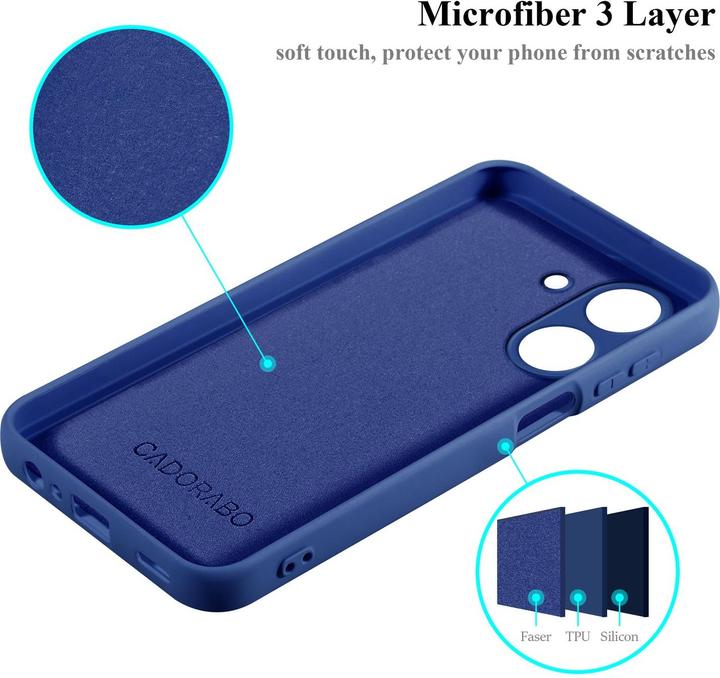 Image du produit Cadorabo Housse pour Xiaomi Poco C65 TPU au design Liquid Protection silicone (Xiaomi Poco C65)