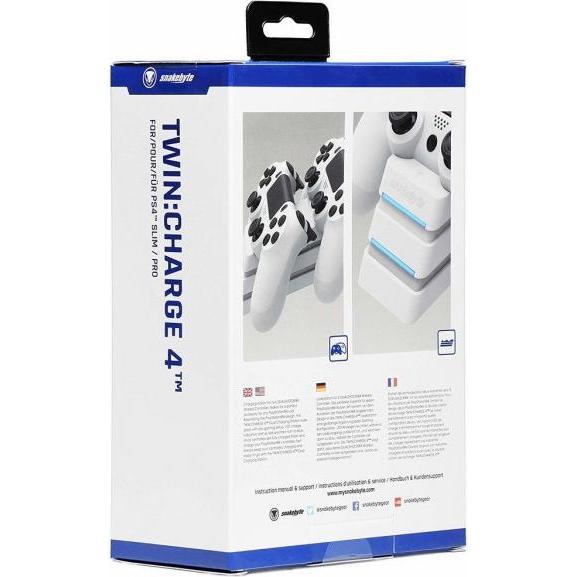 Thumbnail - Flashpoint Charge 4 (PS4), Gaming Controller Zubehör, Weiss