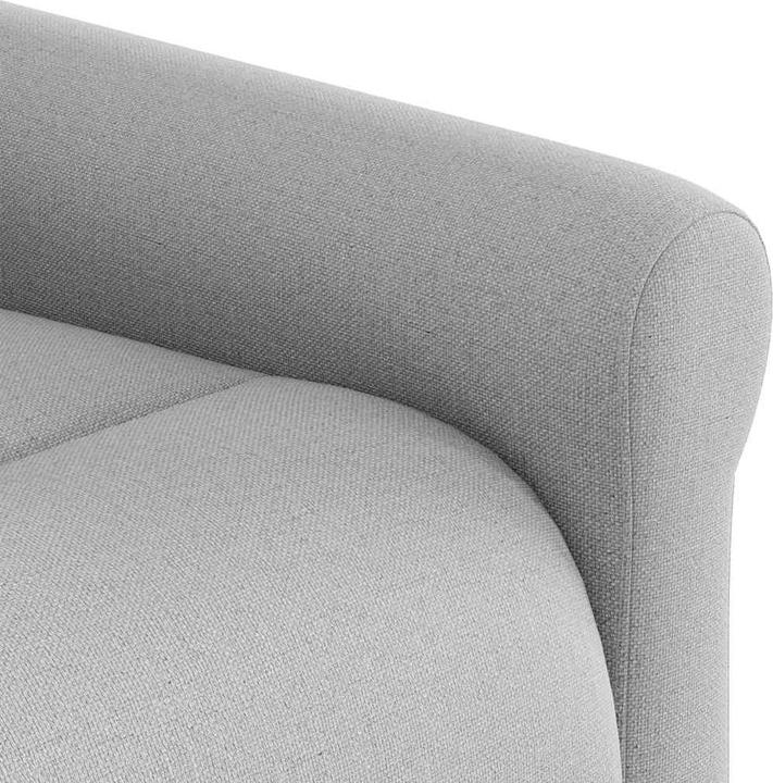 Immagine prodotto vidaXL Poltrona massaggiante in tessuto cloud grey poltrona TV massaggiante