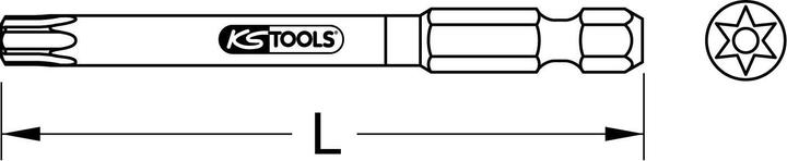 Produktbild KS Tools 918.3650 (Innensechsrund TX, Sechskant (hexagonal))