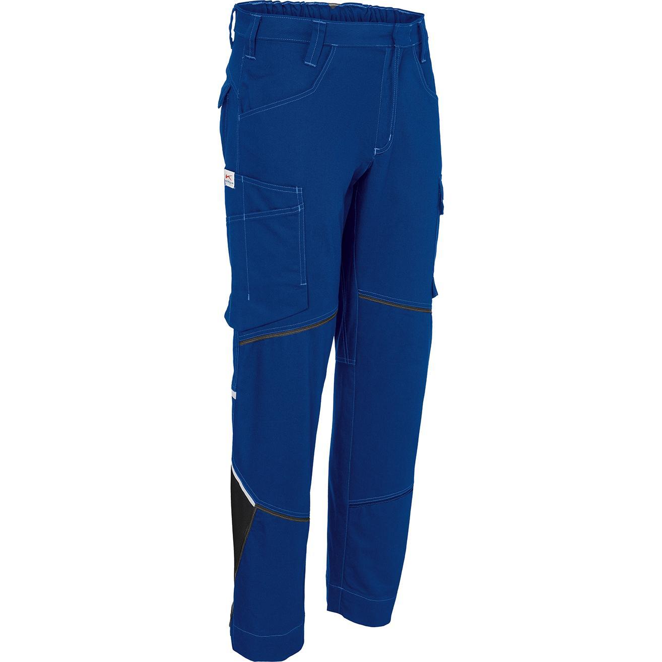 Kübler, Arbeitshose, Hose ICONIQ cotton kbl.blau/schwarz Form 2340 Grösse 58 (58)