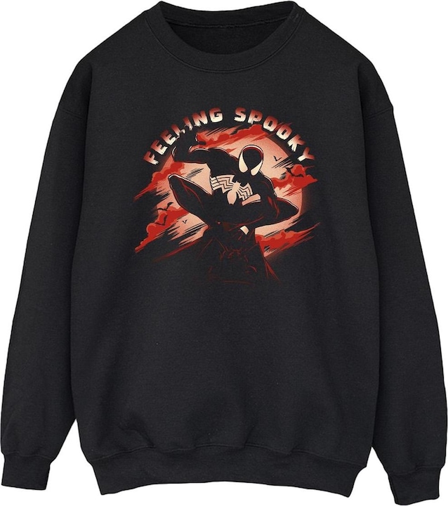 Actual product image Mens Feeling Spooky Spider-Man Sweatshirt (XL)