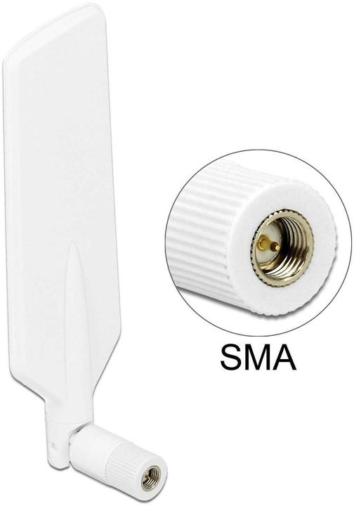 Actual product image Delock LTE/HSPA/GSM antenna, SMA connector, white (GSM)
