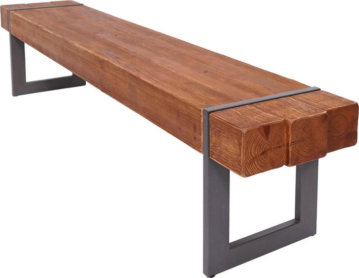 Actual product image Swisshandel24 Bench, dining room bench bench, fir wood rustic solid - brown 160cm (160 cm)