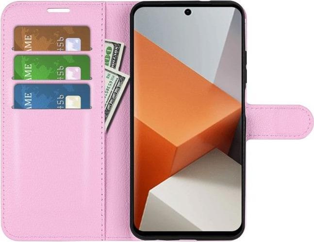 Image du produit MU Classic Série de couvertures de livres en cuir Litchi (Xiaomi Redmi Note 13 Pro+)