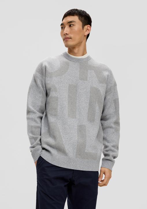 Actual product image s.Oliver Strickpullover Strickpullover mit Intarsienmuster (XL)