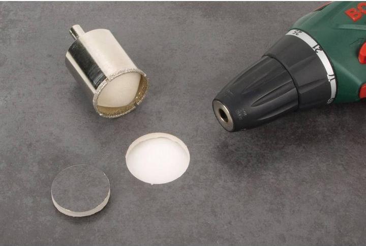 Actual product image wolfcraft 1 diamond drill bit w.shank ø83mm (83 mm)