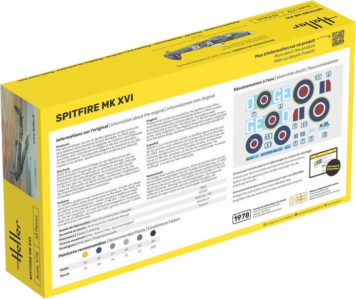 Produktbild Heller Spitfire Mk XVI