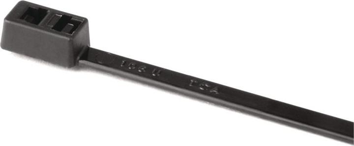 Produktbild HellermannTyton T50RDH  Bk Dble Head Cable Tie-210x4.7mm (Metallkabelbinder, 210 mm, 100 Stk.)