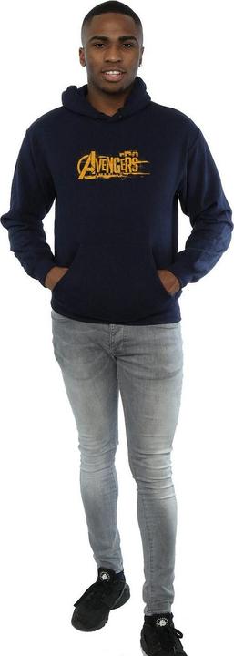 Produktbild Avengers Infinity War Orange Logo Hoodie (XXL)