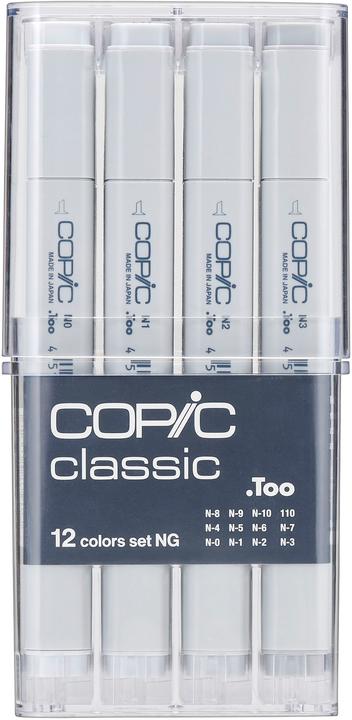 Image du produit Copic Tonalités de gris NG (12x)