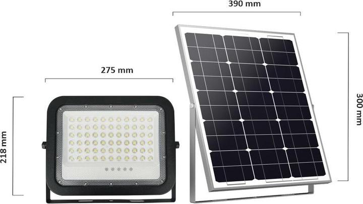 Produktbild Enovalite Solar LED-Fluter (2600 lm, IP65)