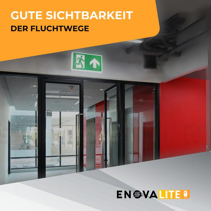 Produktbild Enova ELED 200104 - LED-Fluchtwegleuchte Notausgang TEST-Fkt.