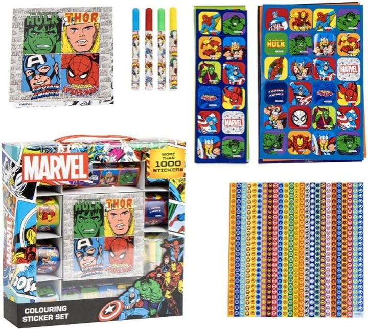 Actual product image Cerdá Marvel stickers set 1000pcs