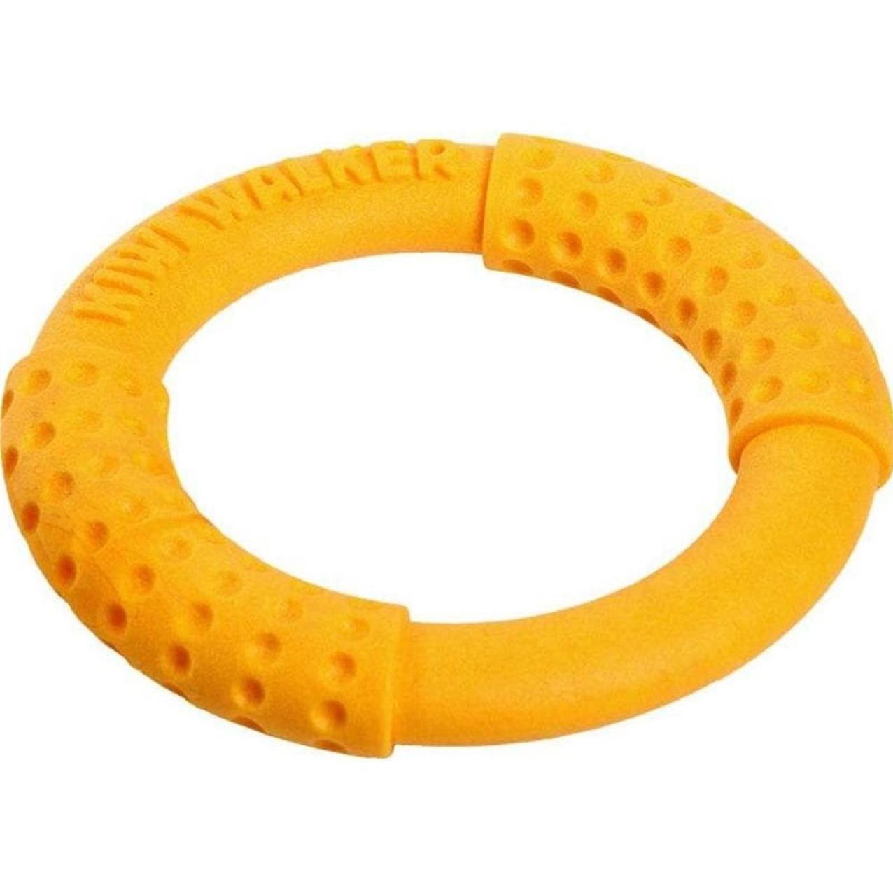 Kiwi Walker Hunde-Spielzeug Ring Orange, S, Ø 13 cm (Kauspielzeug), Hundespielzeug