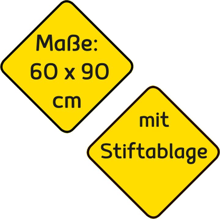 Produktbild Idena Whiteboard 90x60cm mit Aluminiumrahmen (90 x 60 cm)