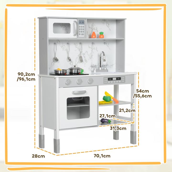 Produktbild Aiyaplay Kinderküche MDF Weiss