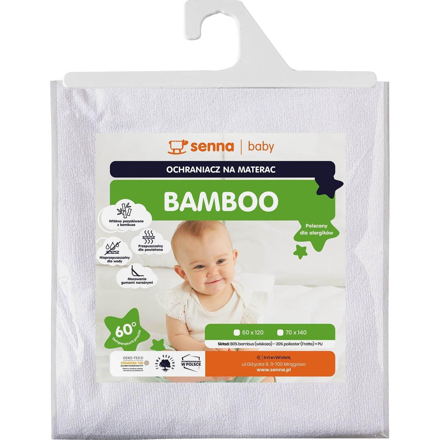 Nenurodyta, Fixleintuch Babybett, BAMBUS-MATRATZENSCHUTZ 60X120 (60 x 120 cm)