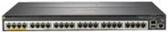 Produktbild HPE E Aruba Switch 1 Slot, PoE, Layer 3, 10 Chassis Backplane Stacking, Static, RI (24 Ports)