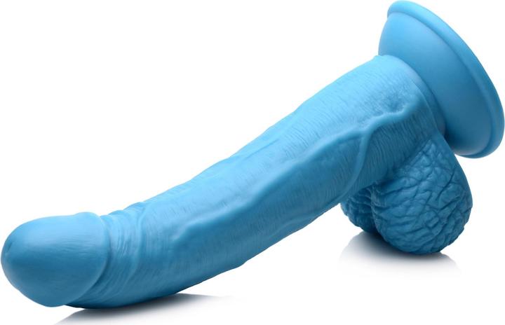 Image du produit Pop Peckers Poppin Dildo 19 cm - Blue