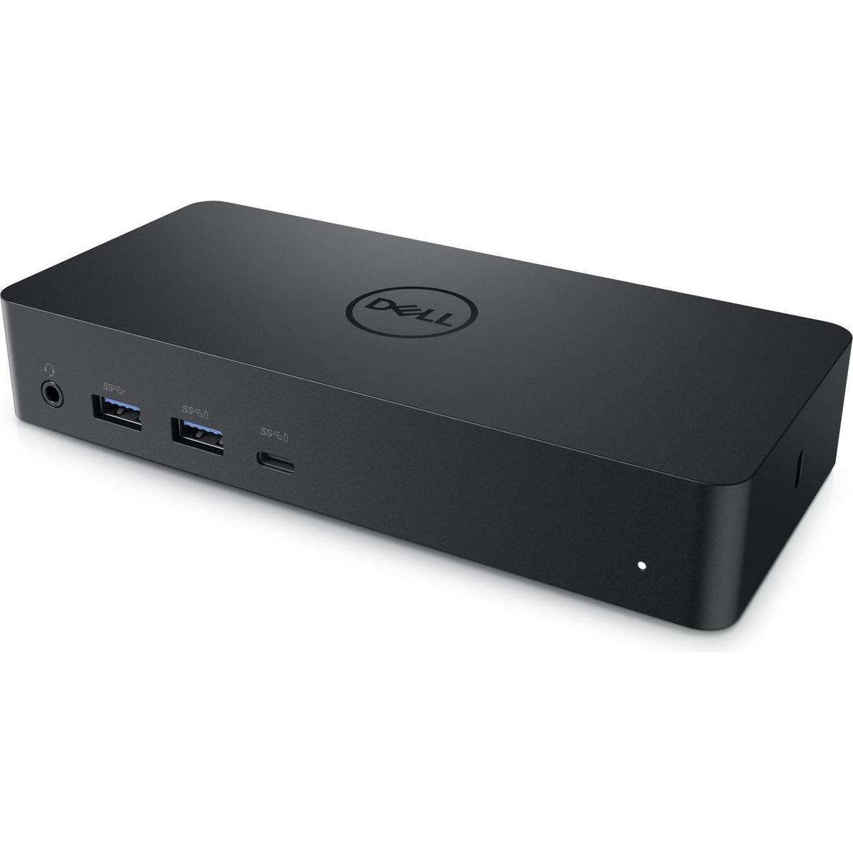 Dell D6000 Kabelgebundener USB 3.2 Gen 1 (USB-C), Dockingstation + USB Hub, Schwarz