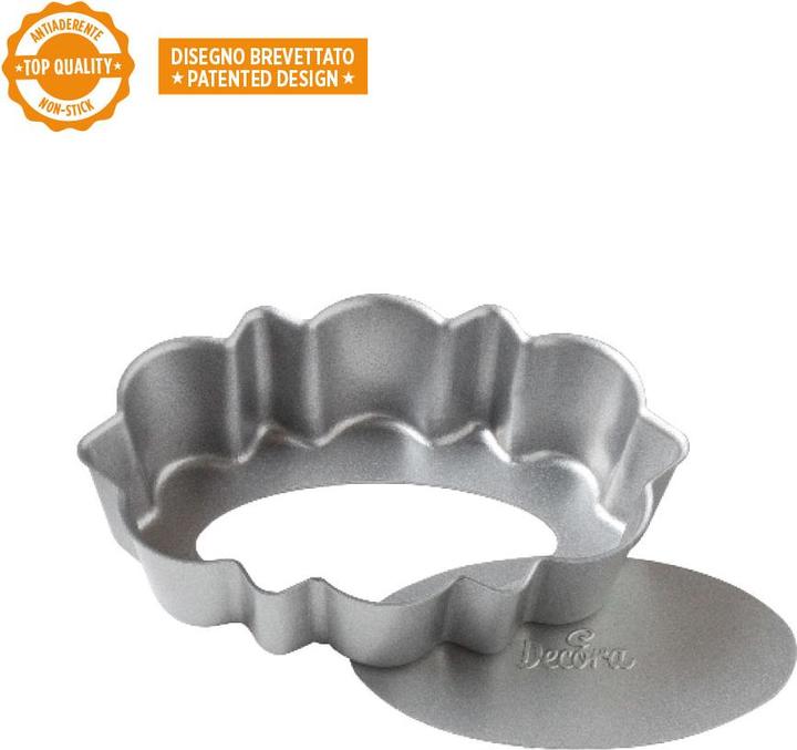 Produktbild Decora Wähen-Backform 11.5 x 7.5 cm, Silber (8 cm)