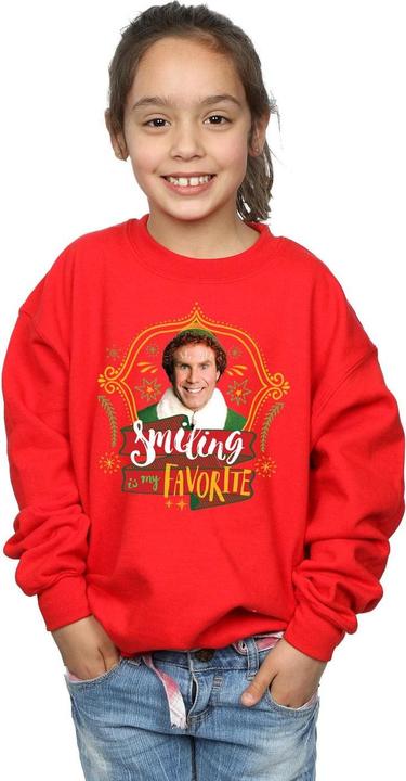 Produktbild Elf Buddy Smiling Sweatshirt Mädchen (116)