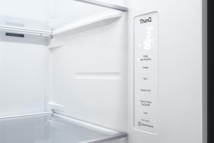 Immagine prodotto LG GSGV81PYLL Frigorifero Side-by-Side InstaView, Classe E, 635L, Wi-Fi, Senza allaccio, Door Cooling (635 l)