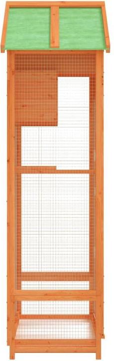 Image du produit VidaXL Voliere Braun 91,5x53x170 cm Massivholz Kiefer