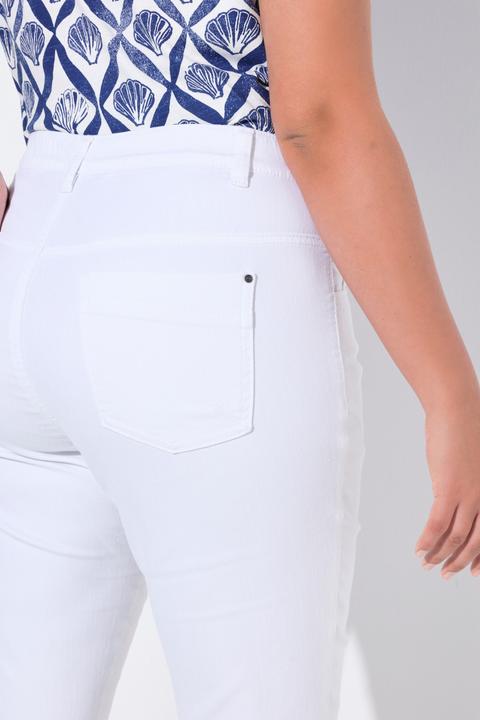 Actual product image Laurasøn Damen 3/4 Straight-Jeans schneeweiss 42 838713200-42 (42)