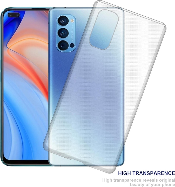 Produktbild Cadorabo TPU Ultra Slim AIR Cover (Oppo Reno 4)