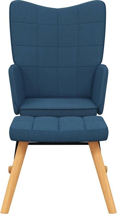 Actual product image vidaXL Schaukelstuhl mit Hocker