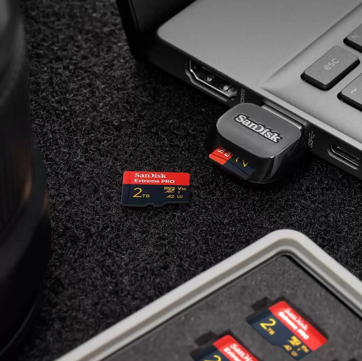 Produktbild SanDisk Extreme PRO UHS-I V30 (2000 GB, microSDXC, U3, UHS-I)