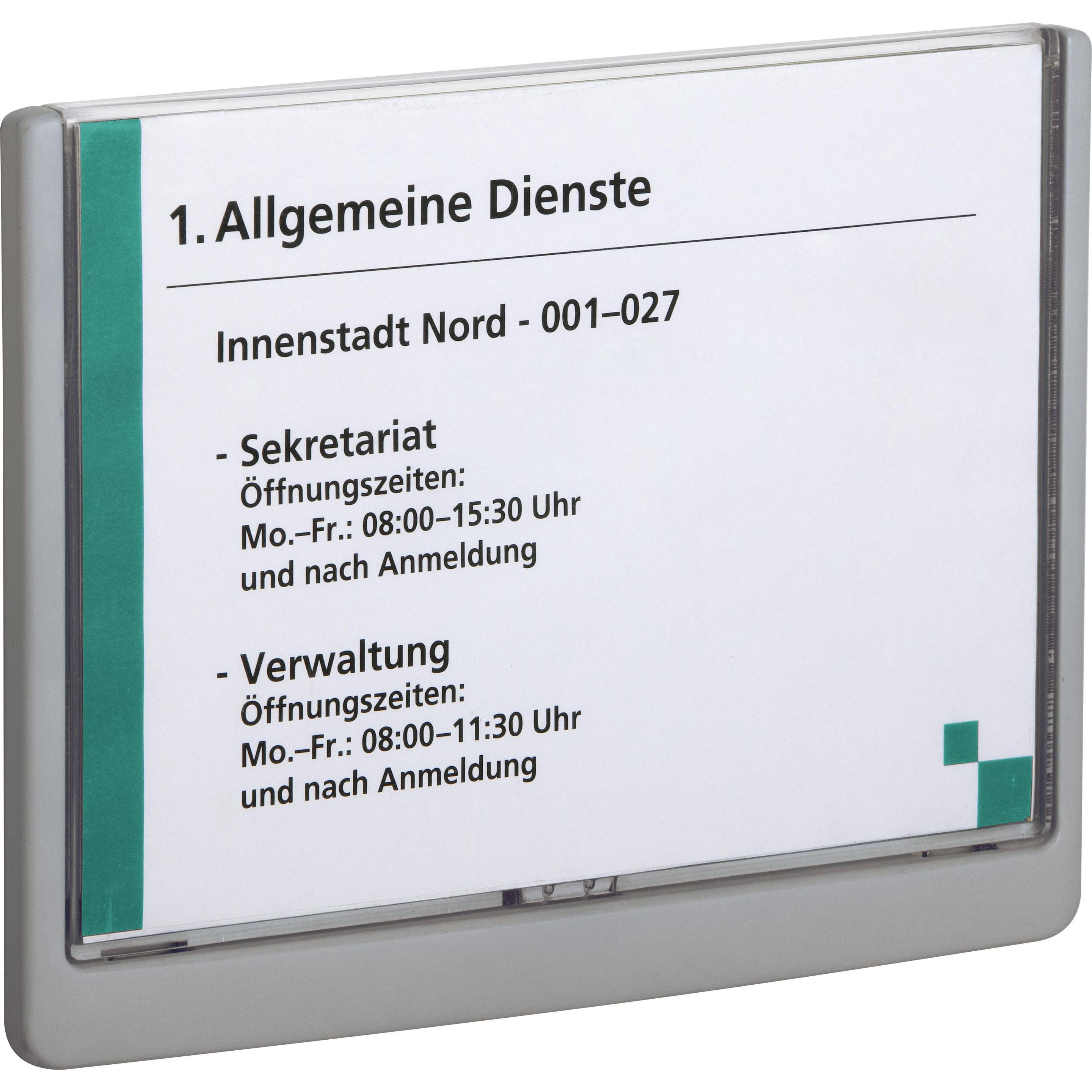 Durable, Informationsschild, Türschild Click Sign A5