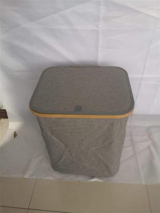 Actual product image Domoletti BASKET STORAGE FOLDABLE 40X33X50CM GREY (33 cm, 55 l)
