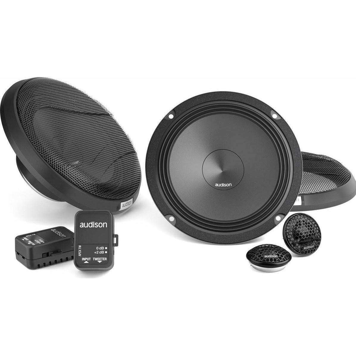 Audison Prima APK 165 2 ohm - Autospeaker - 2 weg compo - 165mm - 2 Ohm impedantie (300 W, 16.50 cm) (58067268)