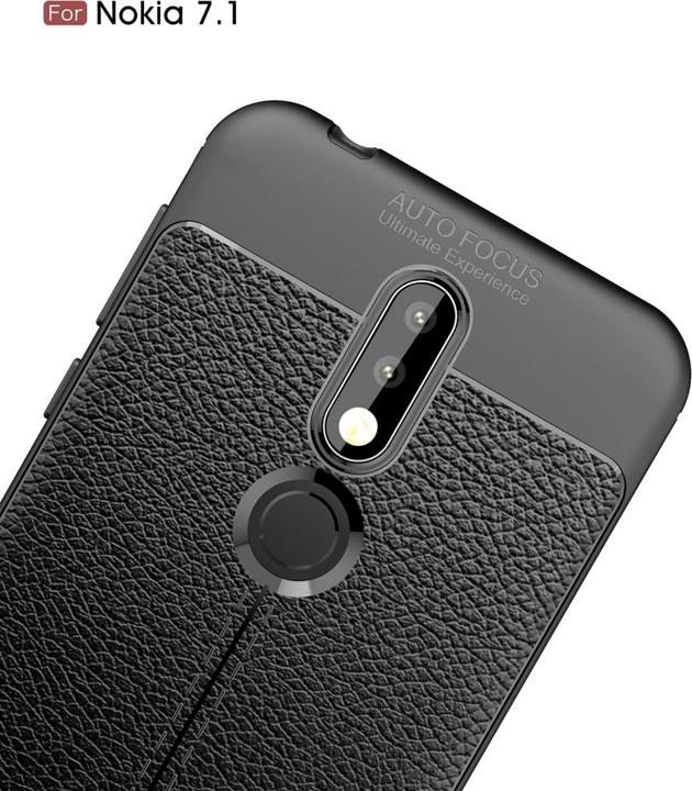 Immagine prodotto Screenguard Nokia 7.1 Cover Design in pelle Copertura TPU (Nokia 7.1)