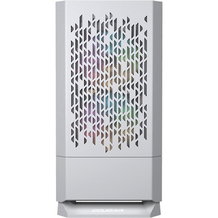 Thumbnail - Cougar MG140 Air RGB, Mini Tower, PC, Weiss, micro ATX, Mini-ITX, Blau, Grün, Rot, Hinten, Vorderseit (mATX, Mini-ITX), ...