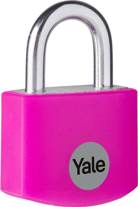 Yale YE3B/25/112/1/P Cadenas 25 mm rose Serrure à clé
