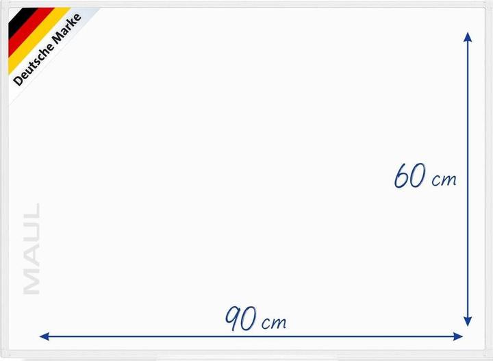 Productafbeelding Maul Whiteboard MAULprimo 90,0 x 60,6 cm wit geplastificeerd staal (90 x 60 cm)