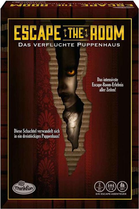 Produktbild Thinkfun Escape the Room 3 - Das verfluchte Puppenhaus (Deutsch)