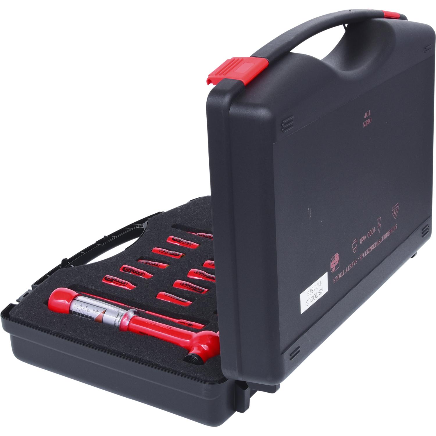 Thumbnail - KS Tools, Steckschlüssel + Stecknuss, 1/4 Zoll Steckschlüssel-Satz mit isolierten Werkzeugen, 21-tlg