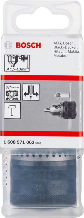Produktbild Bosch Professional Zubehör Zahnkranzbohrfutter bis 13 mm, 1/2-Zoll 20UNF