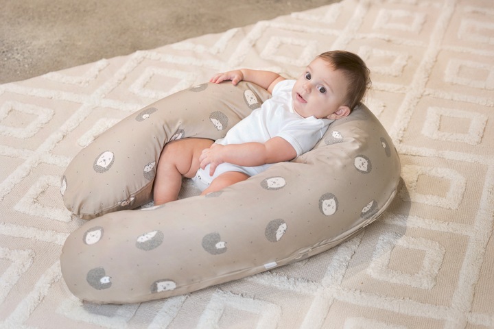 Image du produit Zewi Housse pour coussin d’allaitement 9897 rose Stars (190 cm)