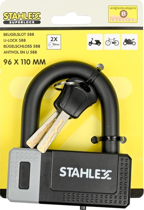Actual product image Stahlex U-lock 588 96 x 110 mm