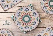 Actual product image Santa Clara plate deep 21cm coimbra monaco gloss